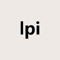 lpi是什么意思