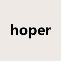 hoper是什么意思
