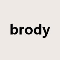 brody是什么意思