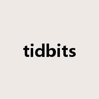tidbits是什么意思