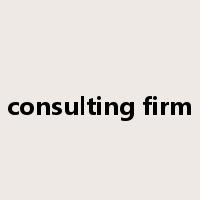 consulting firm是什么意思