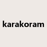 karakoram是什么意思