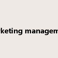 marketing management是什么意思