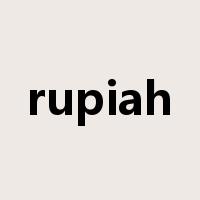 rupiah是什么意思