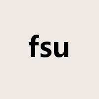 fsu是什么意思