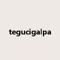 tegucigalpa是什么意思