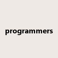 programmers是什么意思