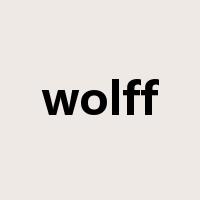 wolff是什么意思