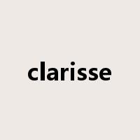 clarisse是什么意思