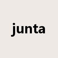 junta是什么意思