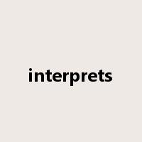 interprets是什么意思