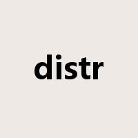 distr是什么意思