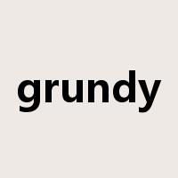 grundy是什么意思