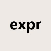 expr是什么意思