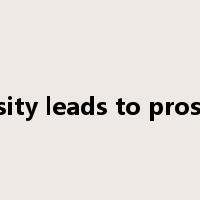 adversity leads to prosperity是什么意思