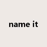 name it是什么意思