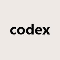 codex是什么意思