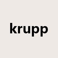 krupp是什么意思