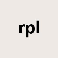 rpl是什么意思