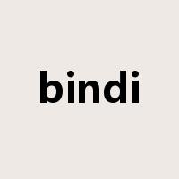bindi是什么意思