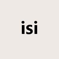 isi是什么意思
