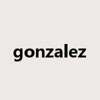 gonzalez是什么意思