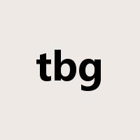 tbg是什么意思