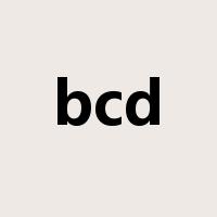 bcd是什么意思