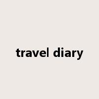 travel diary是什么意思