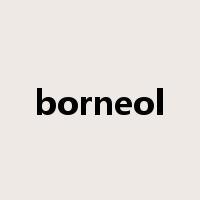 borneol是什么意思