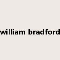 william bradford是什么意思