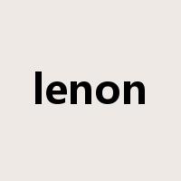 lenon是什么意思