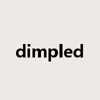 dimpled是什么意思