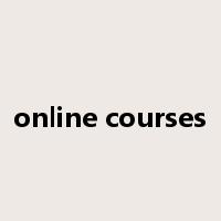 online courses是什么意思