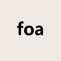 foa是什么意思