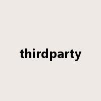 thirdparty是什么意思