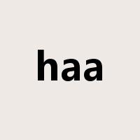 haa是什么意思