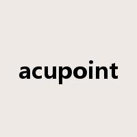 acupoint是什么意思
