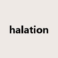 halation是什么意思