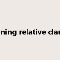 defining relative clauses是什么意思