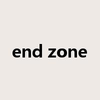 end zone是什么意思
