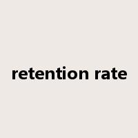 retention rate是什么意思