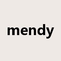 mendy是什么意思