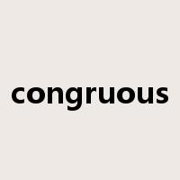 congruous是什么意思