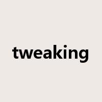tweaking是什么意思