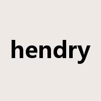 hendry是什么意思