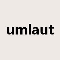 umlaut是什么意思