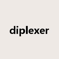 diplexer是什么意思