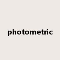 photometric是什么意思
