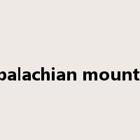 appalachian mountain是什么意思